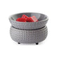 2 in 1 slate gray wax warmer