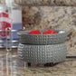 2 in 1 slate gray wax warmer