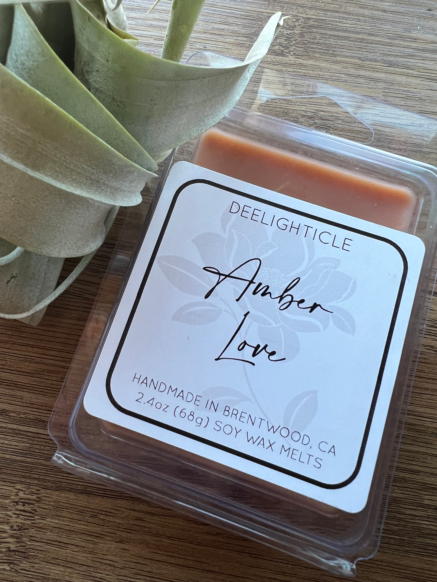 Amber Love - Soy Wax Melt - Scented Wax Melt