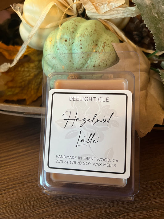 Hazelnut Latte - Soy Wax - Scented Wax