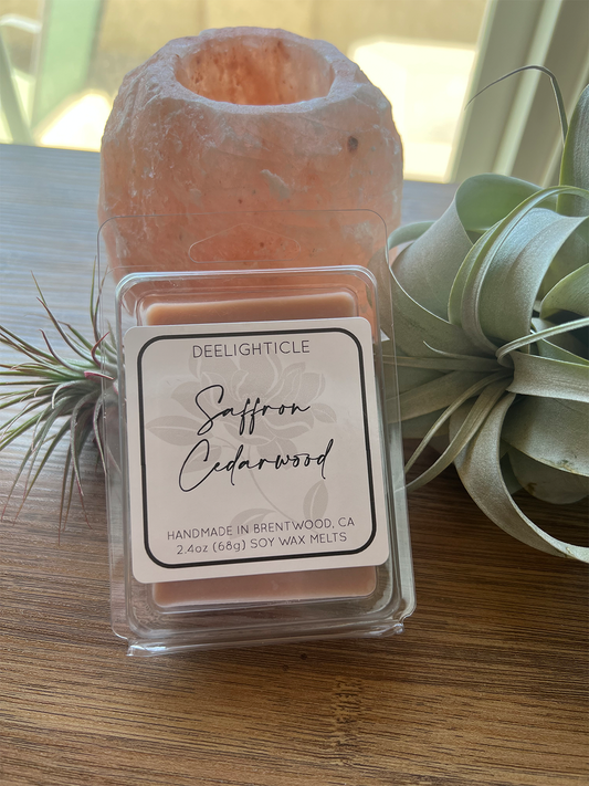 Saffron Cedarwood - Soy Wax Melt - Scented Wax Melt